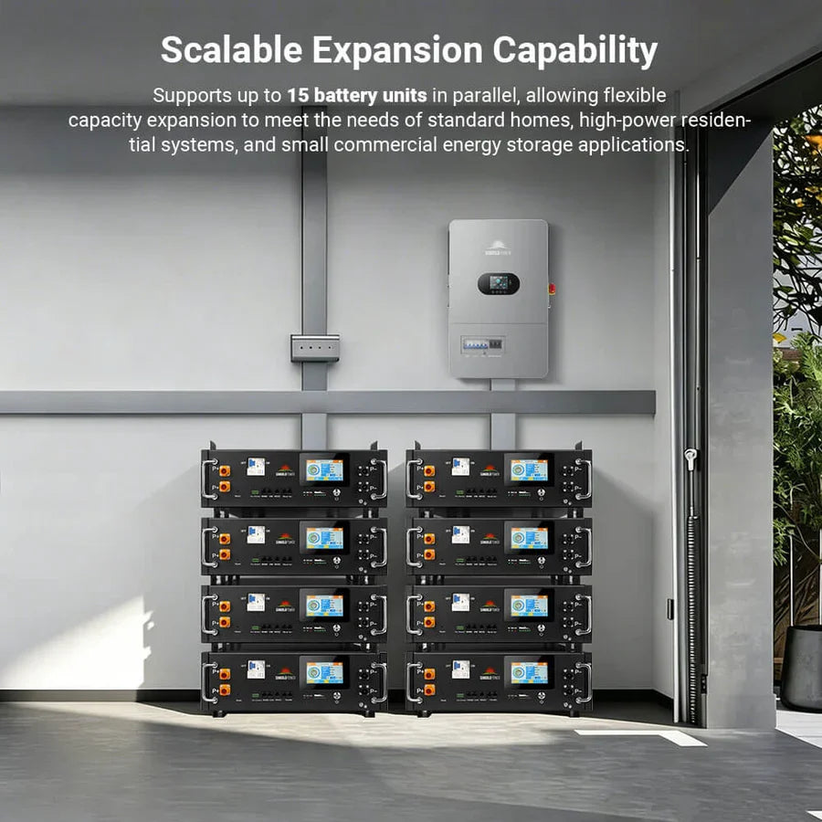 SunGoldPower CoreX 5 Pro Server Rack 48V 100AH Residential Energy Storage Battery Pack