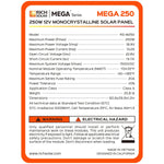 EcoFlow DELTA Pro 3600Wh 3600W Solar Generator + 250W Rigid Monocrystalline Solar Panels Kit