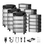 3 x EcoFlow DELTA Pro Ultra X Inverter + Batteries - Off Grid Stores