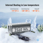 Rich Solar Alpha 2 12V 200Ah LiFePO4 Lithium Iron Phosphate Battery w/ Internal Heating and Bluetooth Function