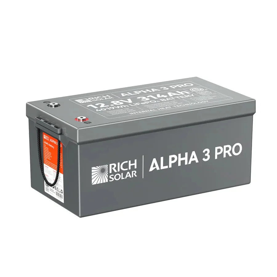 Rich Solar Alpha 3 12V 300Ah Lithium Iron Phosphate Battery - Off Grid Stores