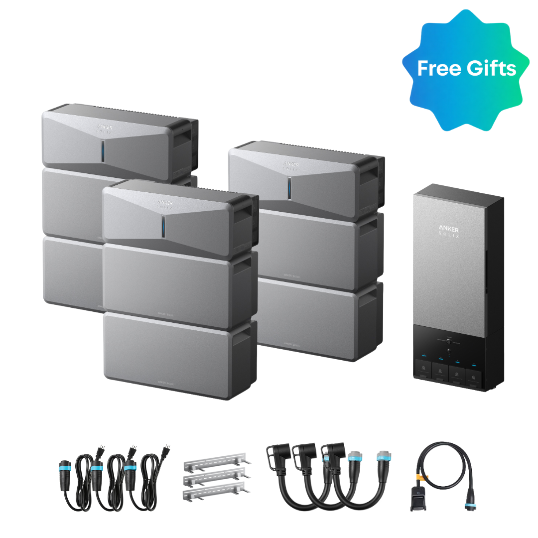 Anker SOLIX E10 Power Module + Batteries + Power Dock