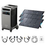 Anker SOLIX F3800 Plus Portable Power Station + 400W Portable Solar Panel - Off Grid Stores