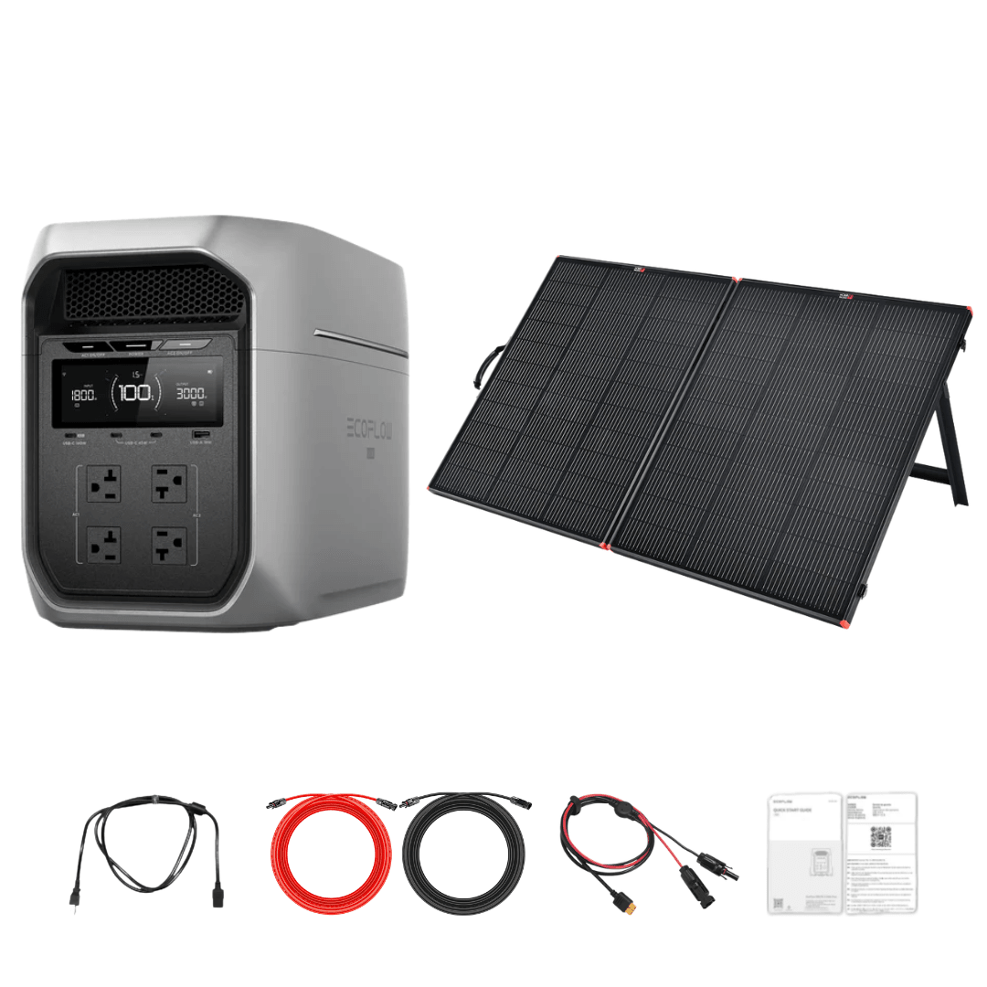 Ecoflow DELTA 3 Max Plus + Custom Solar Panels Kits - Off Grid Stores