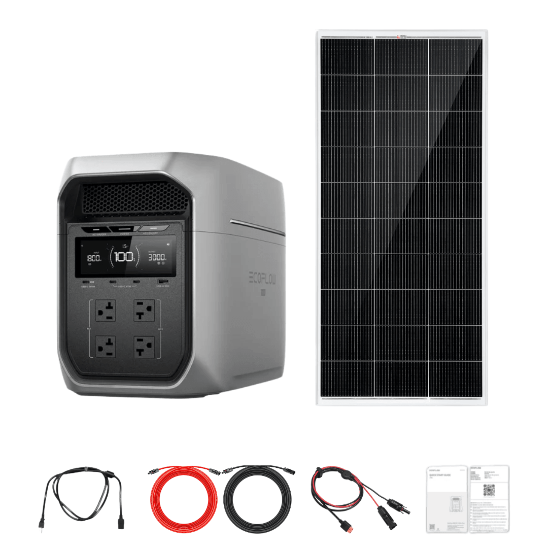 Ecoflow DELTA 3 Max Plus + Custom Solar Panels Kits - Off Grid Stores