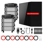2 x EcoFlow DELTA Pro Ultra X Inverter + Batteries + 415W Solar Panels - Off Grid Stores