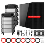 2 x EcoFlow DELTA Pro Ultra X Inverter + Batteries + 415W Solar Panels - Off Grid Stores