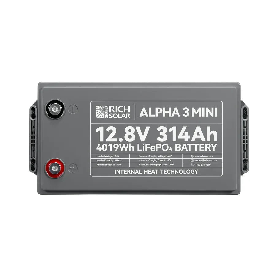 Rich Solar Alpha 3 12V 300Ah Lithium Iron Phosphate Battery