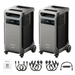 Anker SOLIX 2 x F3800 Plus Portable Power Station + Double Power Hub