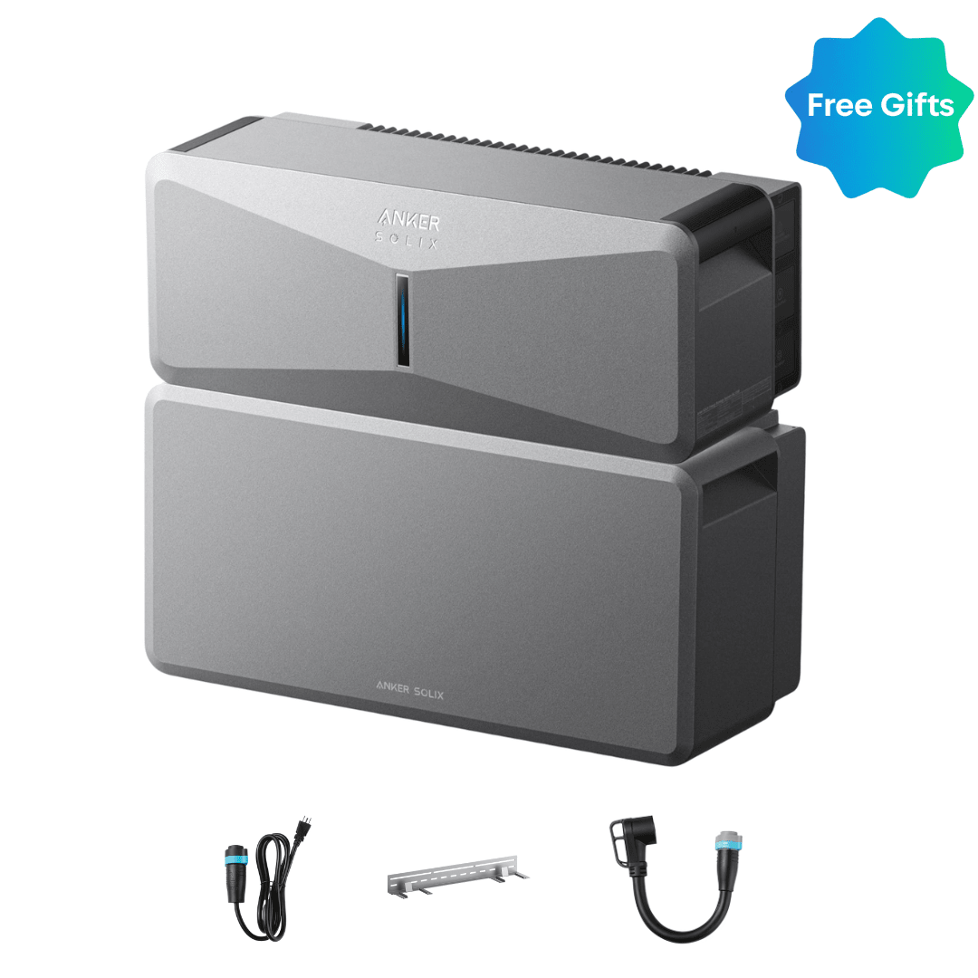 Anker SOLIX E10 Whole Home Backup System | 6 kWh - 30 kWh LiFePO4 Battery | 10 - 30 kW Turbo Output | Smart Grid & Storm - Guard - Off Grid Stores