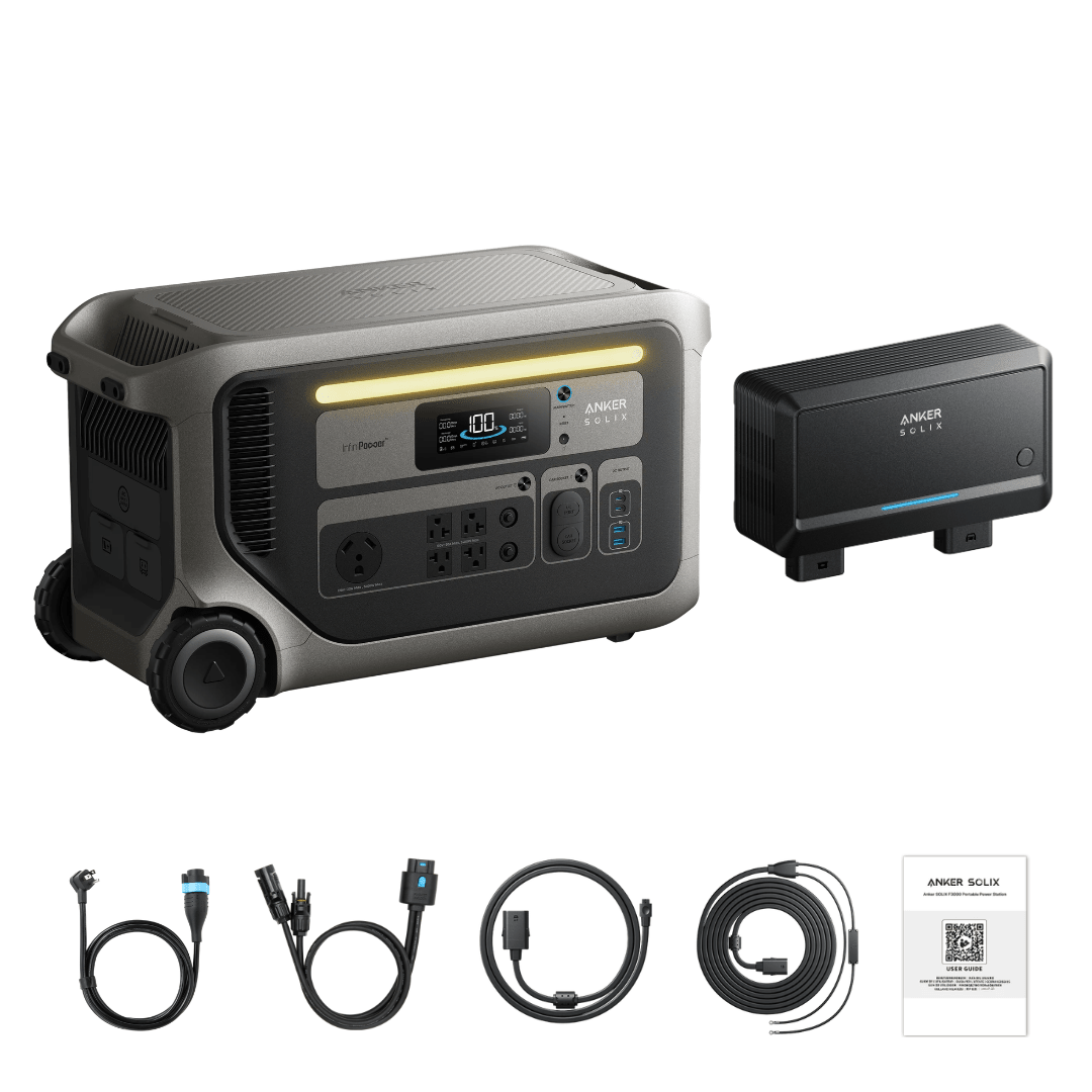Anker SOLIX F3000 Portable Power Station - Off Grid Stores