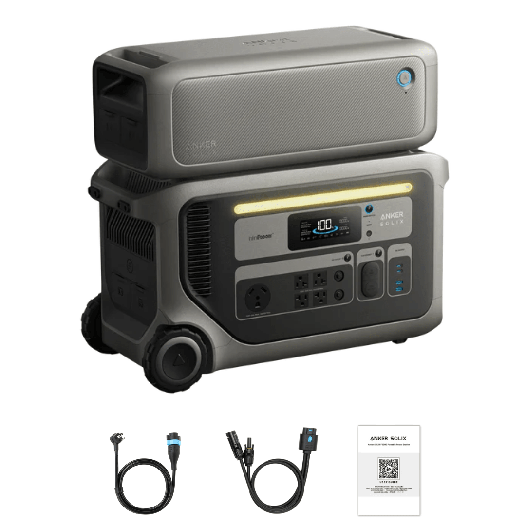 Anker SOLIX F3000 Solar Generator + Expansion Batteries