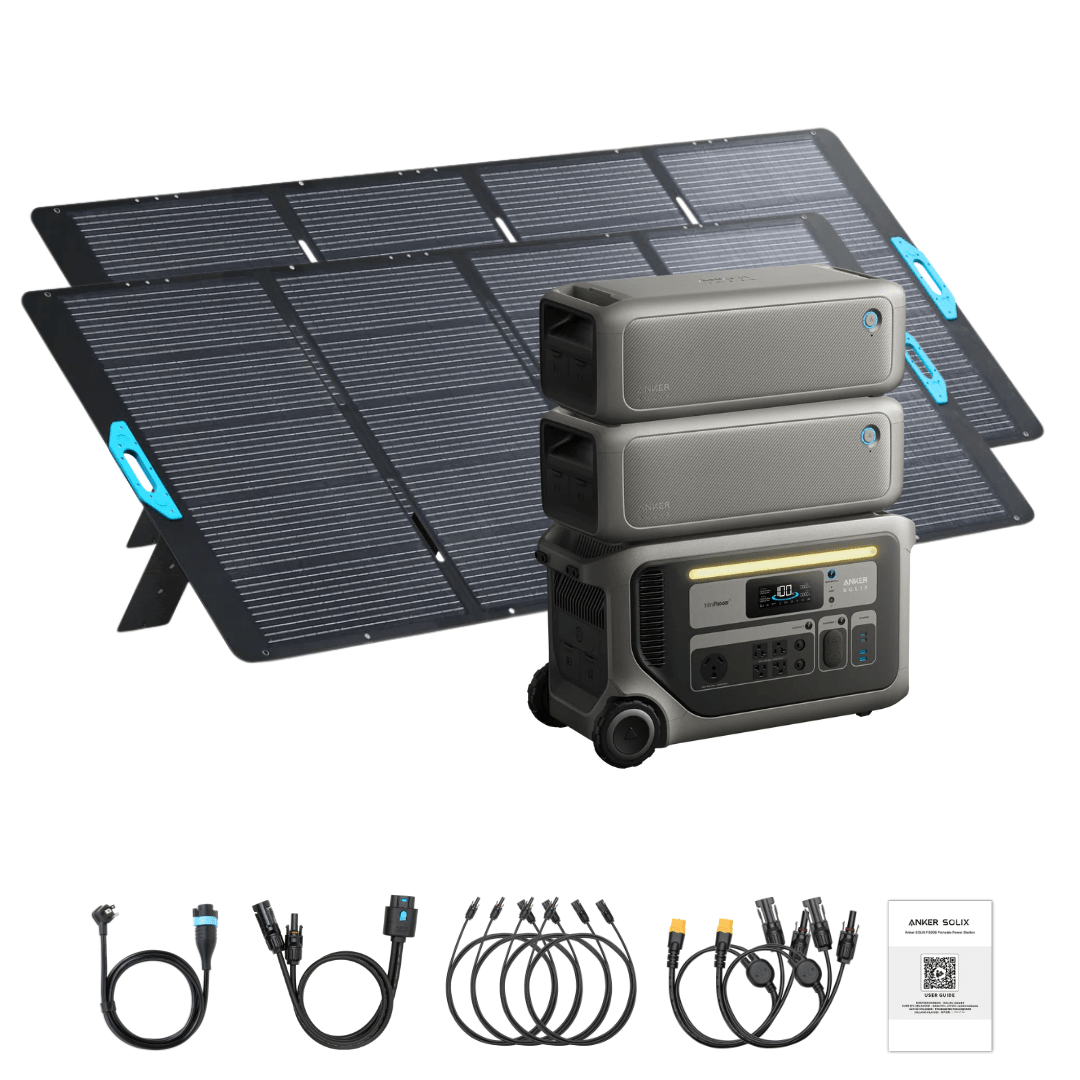 Anker SOLIX F3000 Solar Generator + Expansion Batteries