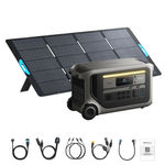 Anker SOLIX F3000 Solar Generator + 400W Portable Solar Panel Kits
