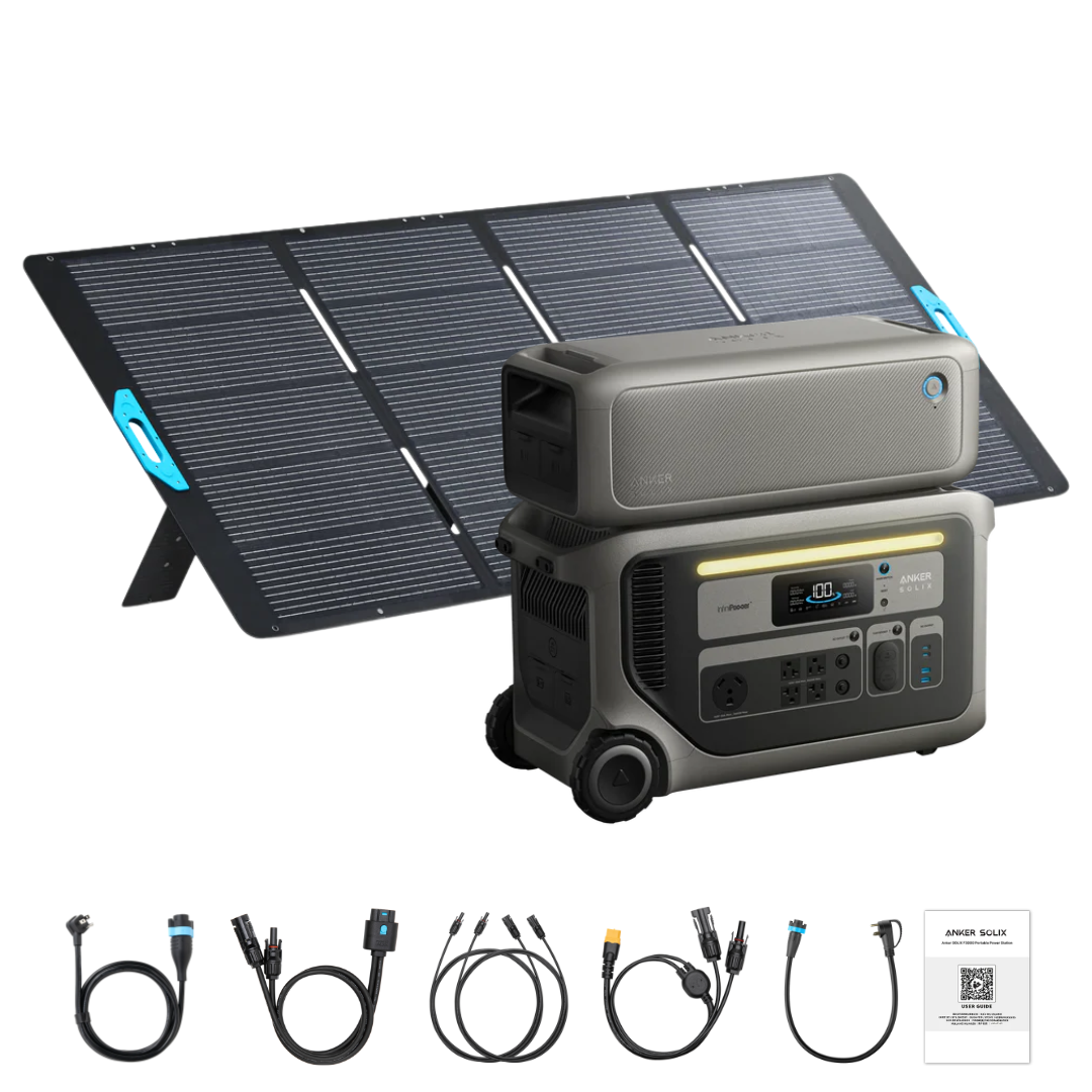 Anker SOLIX F3000 Solar Generator + Expansion Batteries