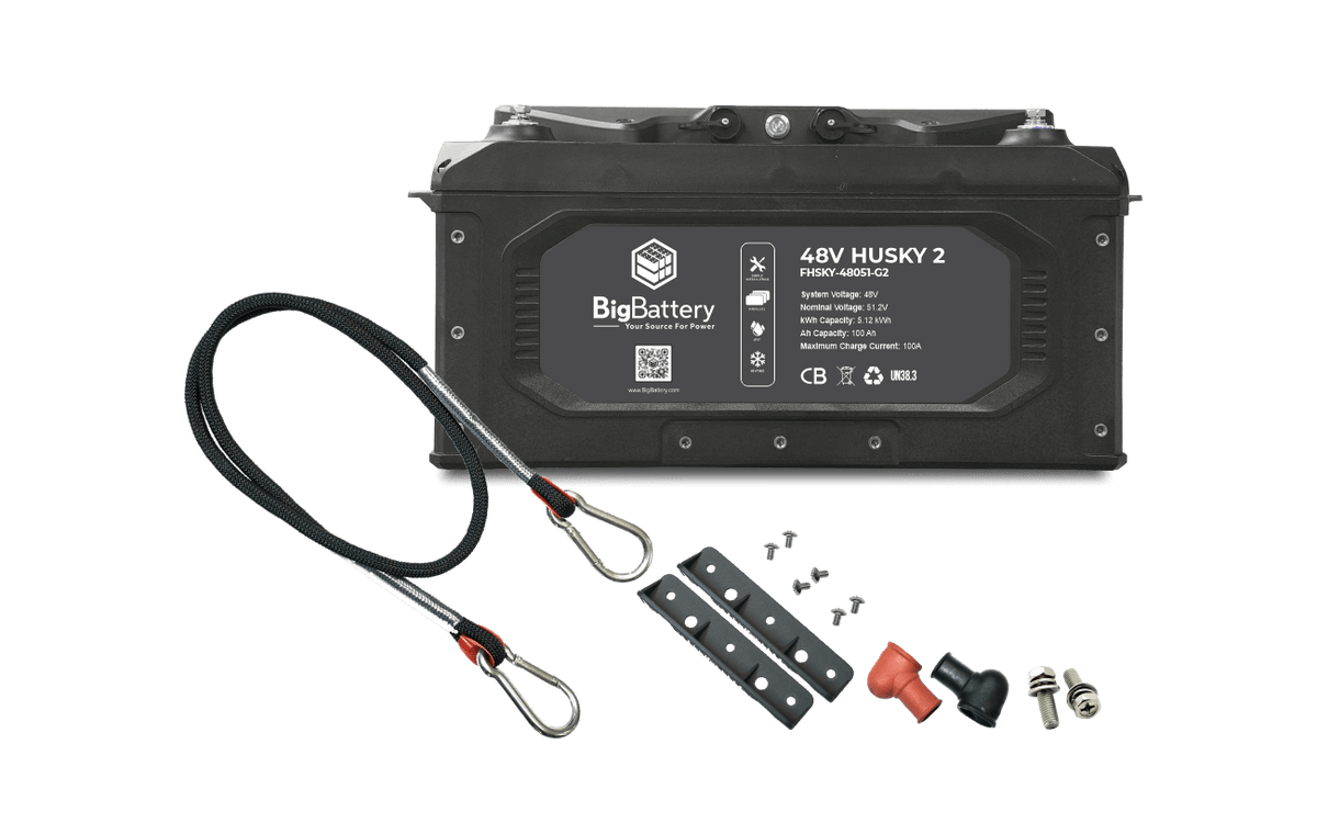 BigBattery HUSKY 2 48V 100Ah 5.12kWh LiFePO4 Battery