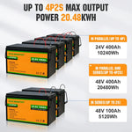 ECO-WORTHY 24V 100Ah Lithium Iron Phosphate Battery