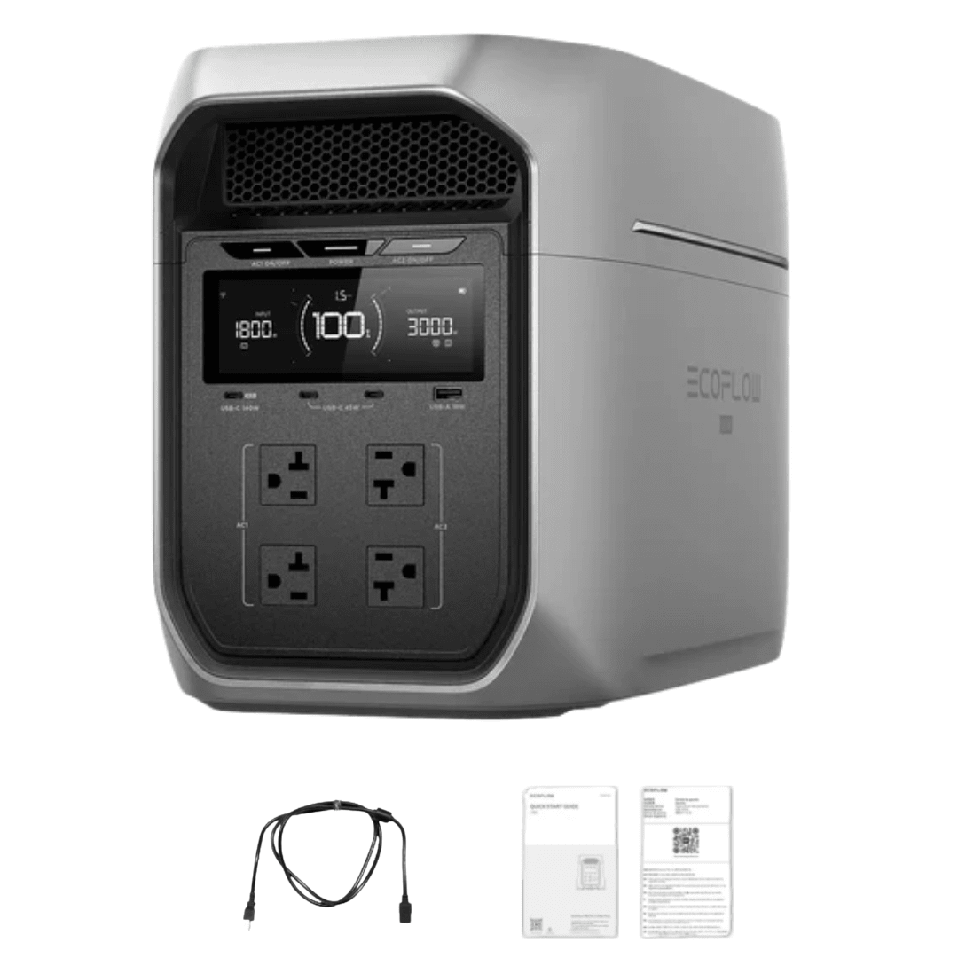 Ecoflow DELTA 3 Max Plus 2048Wh Portable Power Station - Off Grid Stores
