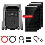 EcoFlow DELTA PRO 3 4096Wh 4000W Solar Generator + Choose Custom Solar Panel Bundle Option - Off Grid Stores