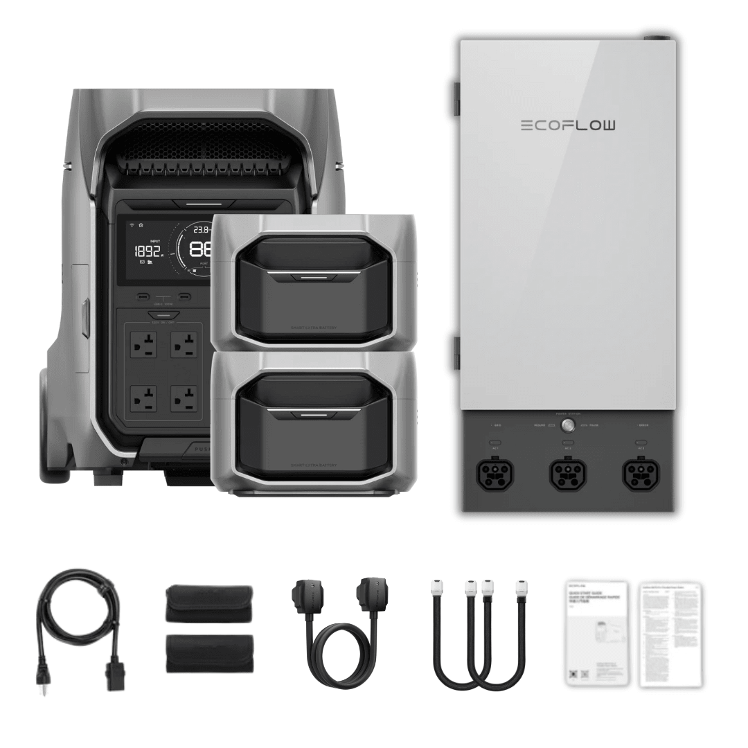 EcoFlow DELTA Pro 3 Portable Power Station + Smart Home Panel 2 - Off Grid Stores