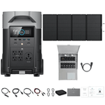 EcoFlow DELTA Pro + 400W Portable Solar Panel + Transfer Switch