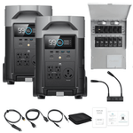 EcoFlow DELTA Pro*2 + Double Voltage Hub + Transfer Switch 306A