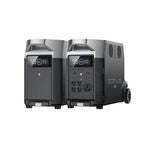 EcoFlow DELTA Pro With Extra Battery 7200Wh 3600W Solar Generator + 200W Rigid Monocrystalline Solar Panels Kit