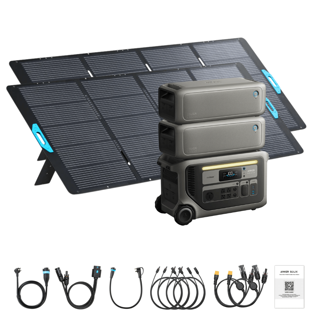 Anker SOLIX F3000 Solar Generator + Expansion Batteries - Off Grid Stores