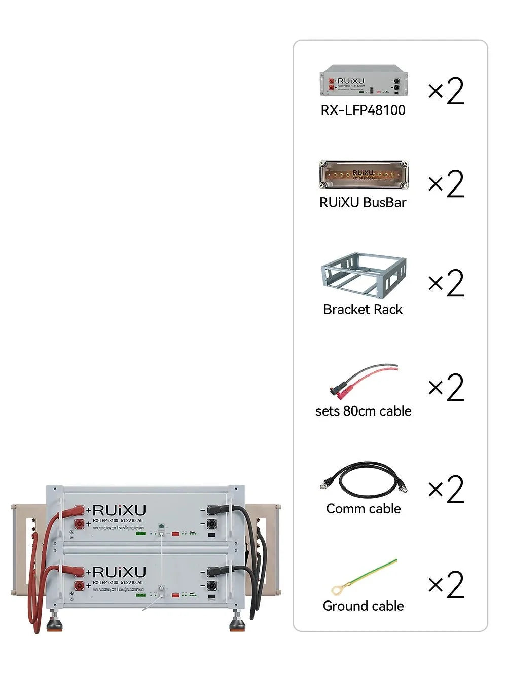 PRO Solar Kit - 48V Battery Bank (10.24kWh-20.48kWh) + 10kW 120V/240V Hybrid Inverter + 410W Solar Panels