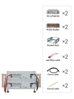PRO Solar Kit - 48V Battery Bank (10.24kWh-20.48kWh) + 10kW 120V/240V Hybrid Inverter + 410W Solar Panels