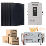 PRO Solar Kit - 48V Self-Heating Battery Bank (10.24kWh-20.48kWh) + 10kW 120V/240V Hybrid Inverter + 410W Solar Panels