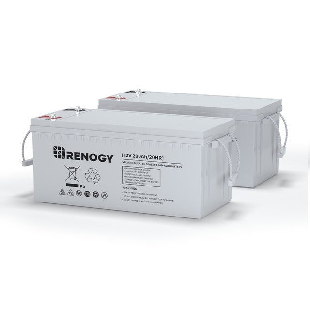 Renogy 12 Volt 200Ah Deep Cycle AGM Battery - Off Grid Stores