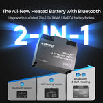 Renogy 12V 100Ah Pro Smart Lithium Iron Phosphate Battery With Bluetooth & Self-heating Function + Renogy ONE Core