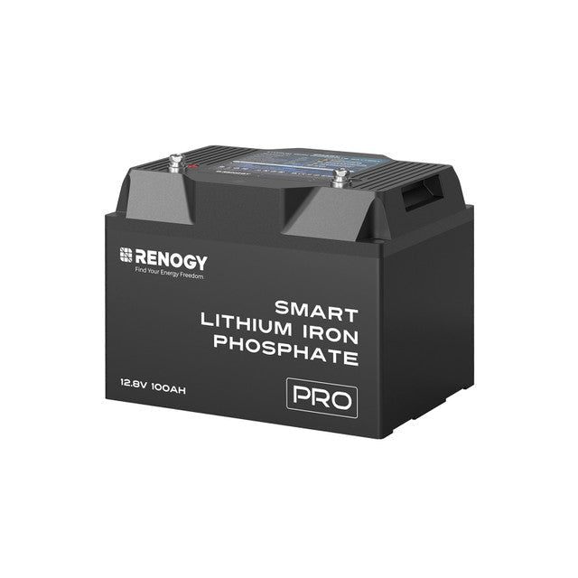 Renogy 12V 100Ah Pro Smart Self - Heating Lithium Iron Phosphate Battery With Bluetooth - Off Grid Stores