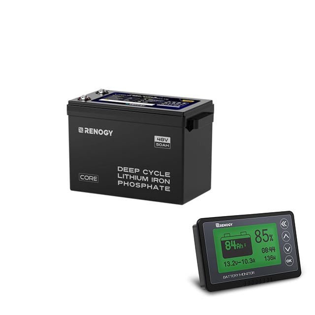 Renogy 48V 50Ah Smart Self-Heating Lithium Iron Phosphate Battery