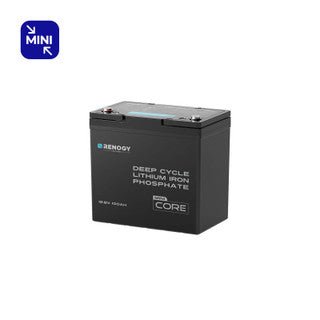 Renogy Core Mini - 12.8V 100Ah Lithium Iron Phosphate Battery - Off Grid Stores