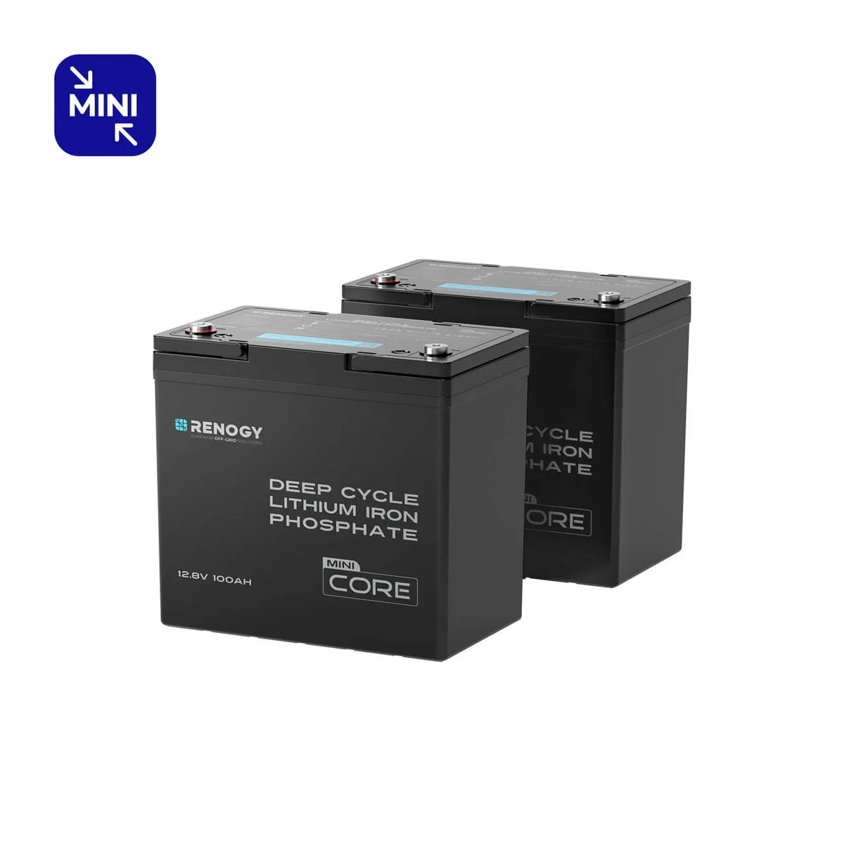 Renogy Core Mini - 12.8V 100Ah Lithium Iron Phosphate Battery - Off Grid Stores