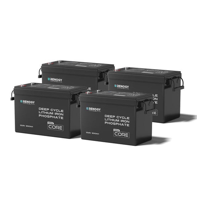 Renogy Core Mini - 12.8V 300Ah Lithium Iron Phosphate Battery w/ Low - Temperature Protection - Off Grid Stores