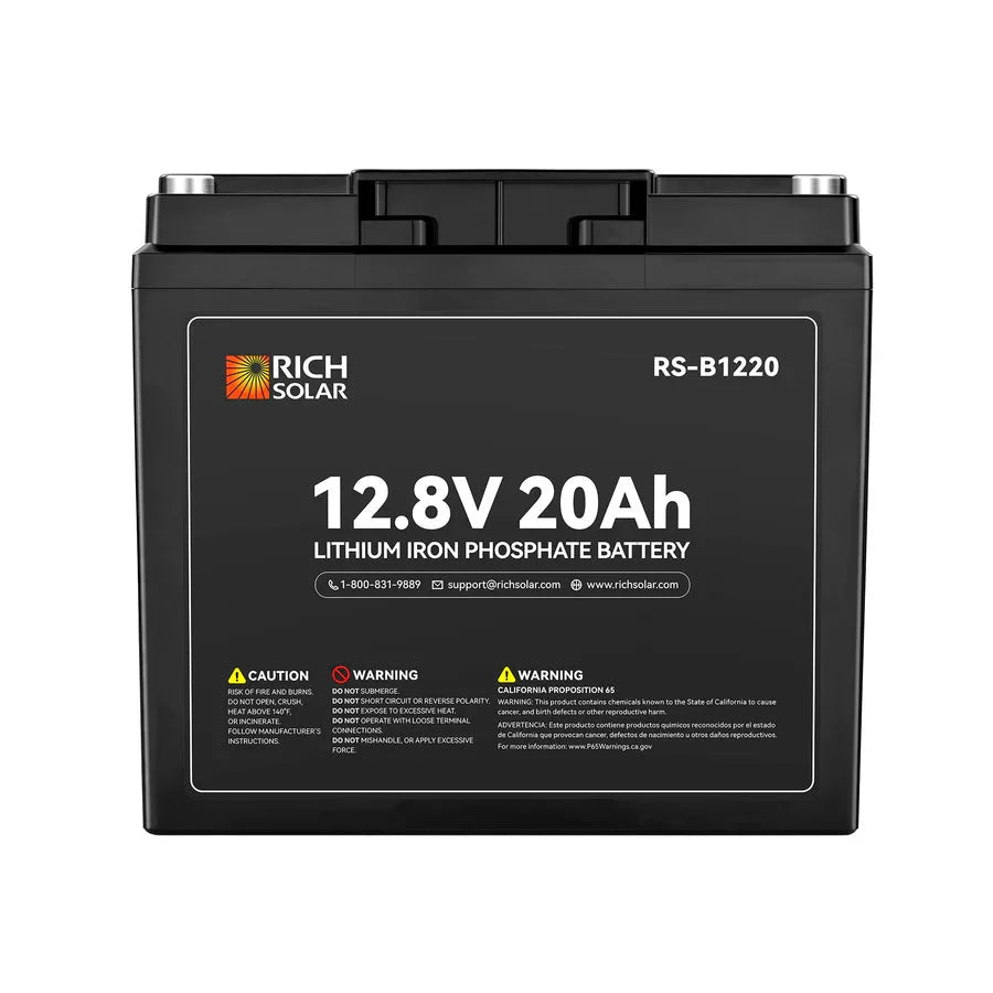 Rich Solar 12V 20Ah LiFePO4 Battery