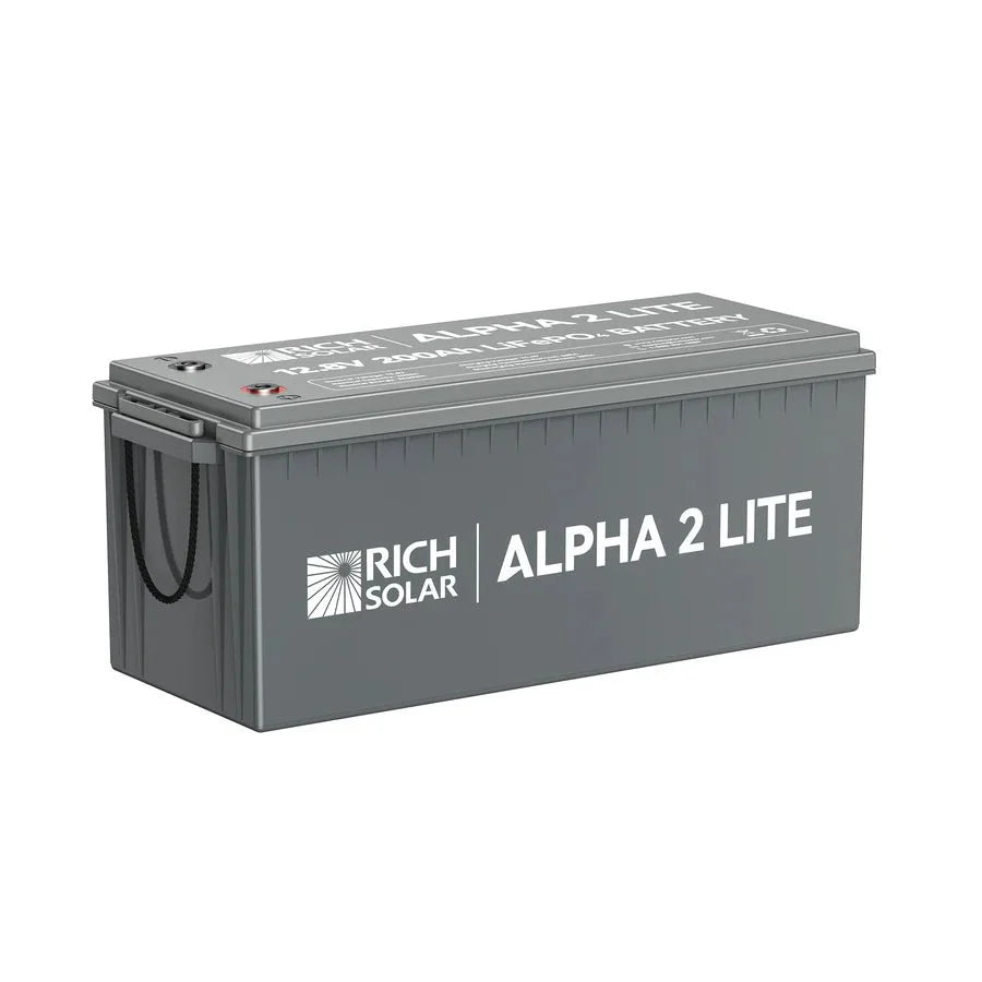 Rich Solar ALPHA 2 LITE 12V 200Ah LiFePO4 Lithium Battery