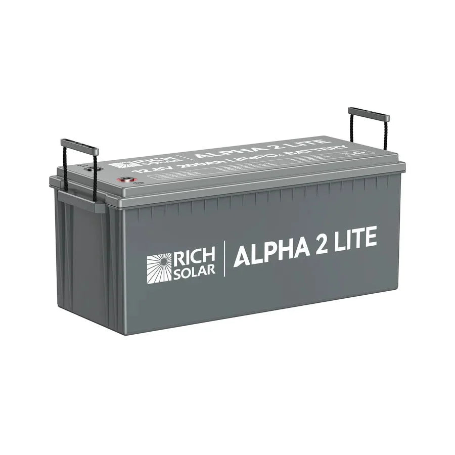 Rich Solar ALPHA 2 LITE 12V 200Ah LiFePO4 Lithium Battery