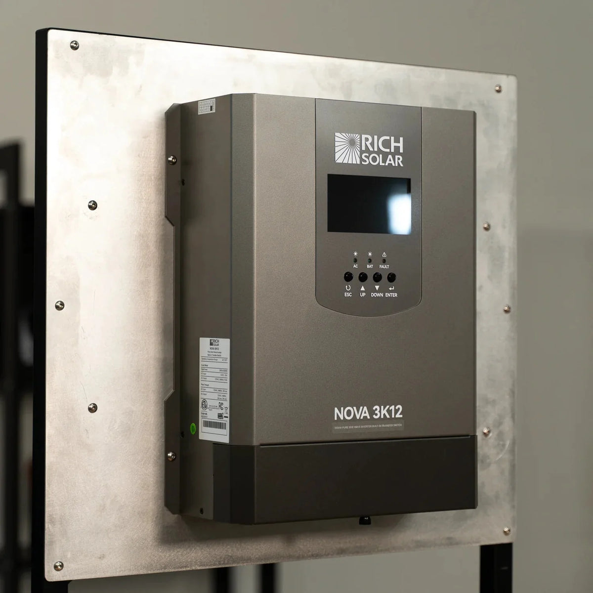 Rich Solar NOVA 3K12 3000W 12V Pure Sine Wave Inverter with Built-in Transfer Switch