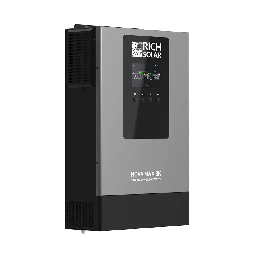 Rich Solar NOVA MAX 3K 2026 24V 3000W Off-Grid Hybrid Inverter