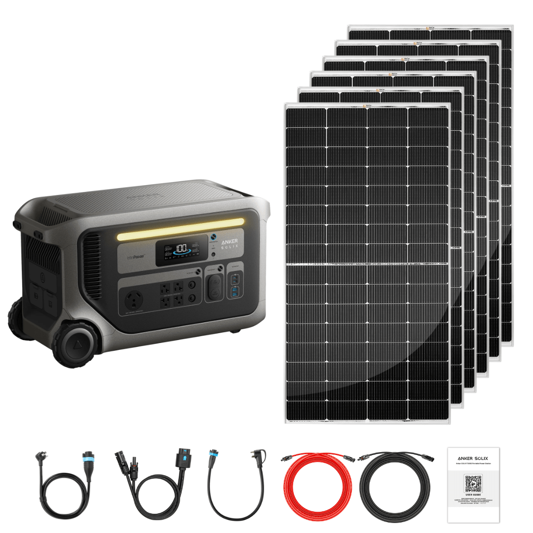 Anker SOLIX F3000 + Custom Solar Panels Kits - Off Grid Stores