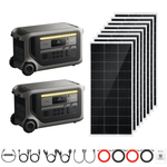 2 x Anker SOLIX F3000 + Custom Solar Panels Kits - Off Grid Stores