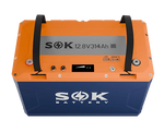 SOK Battery 12V 314Ah Lithium Iron Phosphate Battery With Built-in Heater & Bluetooth