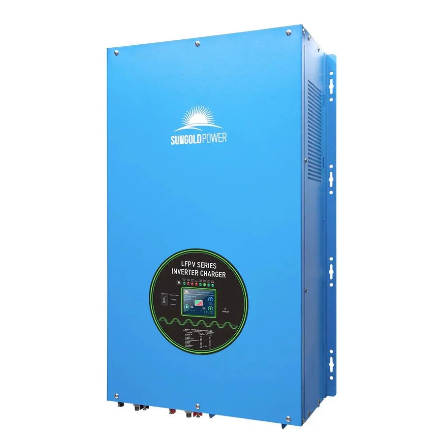 SunGoldPower 12000W 48V Split Phase Pure Sine Wave Inverter Charger - Off Grid Stores