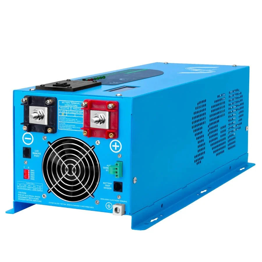 SunGoldPower 2000W DC 12V Pure Sine Wave Inverter With Charger - Off Grid Stores