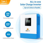 SunGoldPower 5000W 48V Solar Charger Inverter