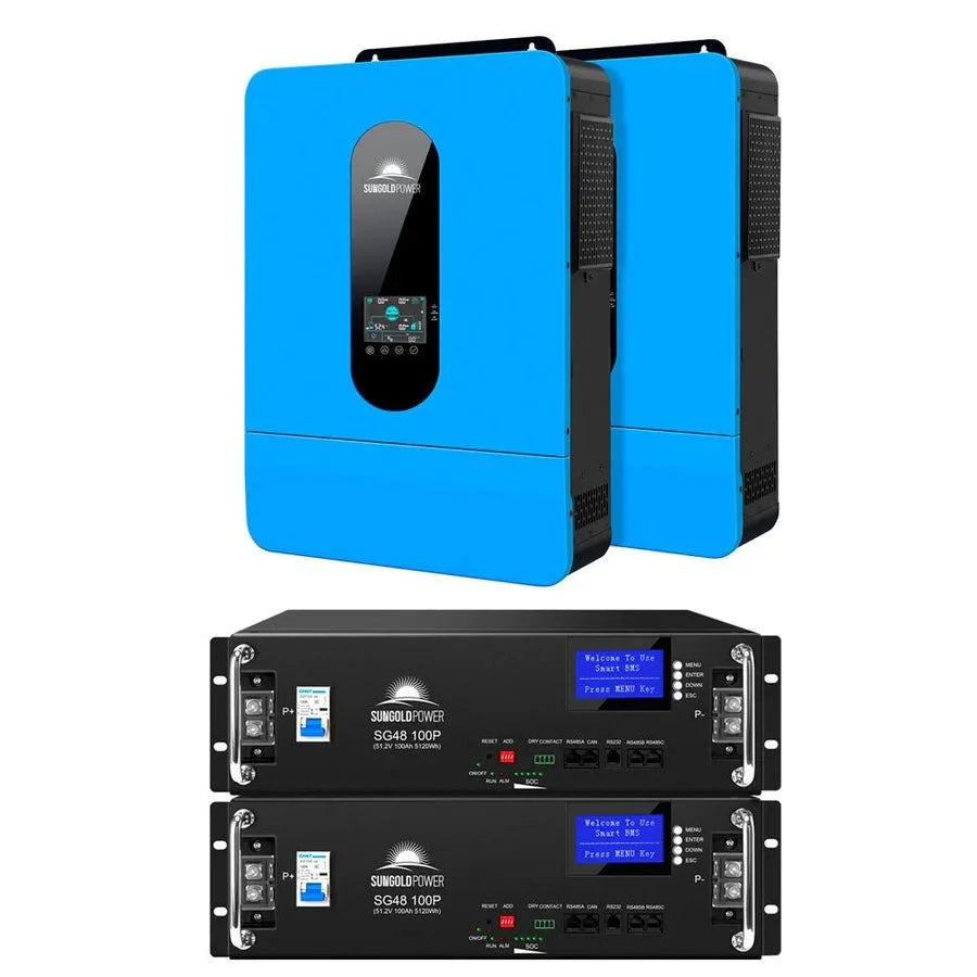 SunGoldPower 6.5kW 48V Split Phase Hybrid Solar Inverter - Off Grid Stores